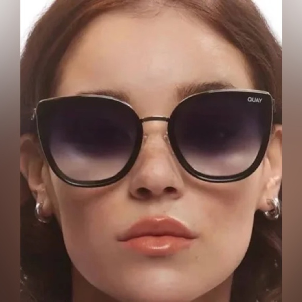 Quay Australia My Girl 126 Women’s Sunglasses Black Frame  Cat Eye